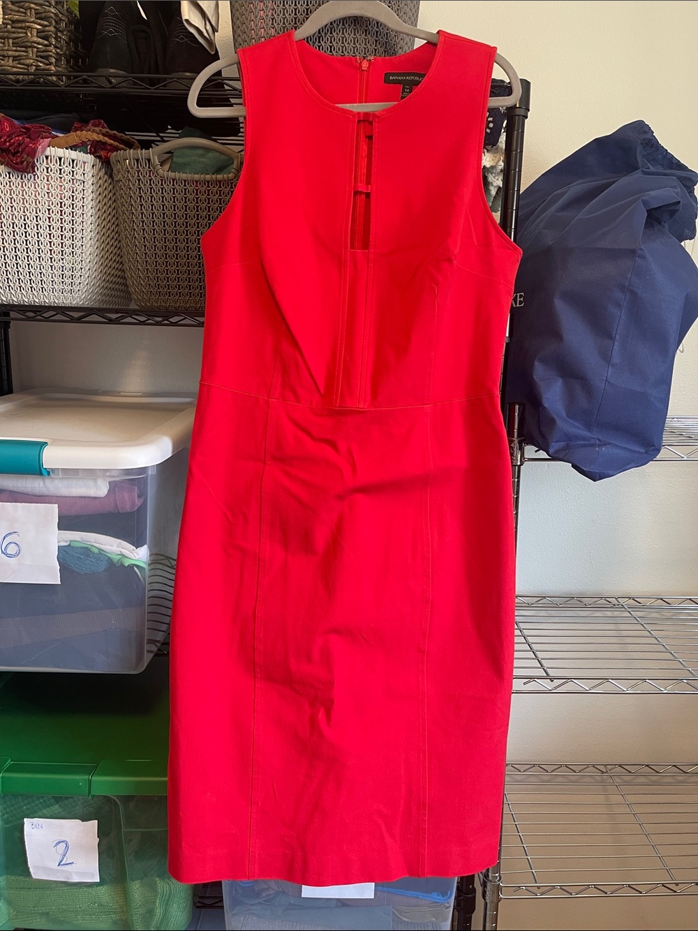 Banana Republic TALL Red Dress